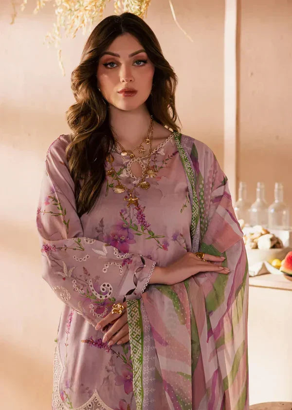 3 Piece Stitched Lawn Suit - Ready to Wear