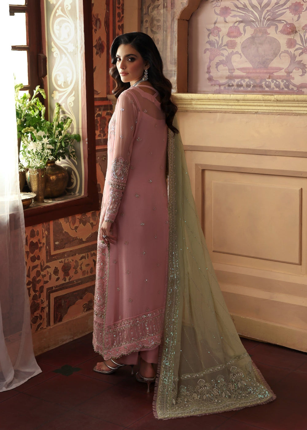 3 Piece Stitched Chiffon Suit - Ready to Wear