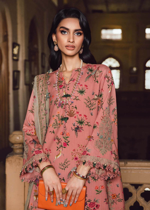 3 Piece Stitched Lawn Suit - Ready to Wear