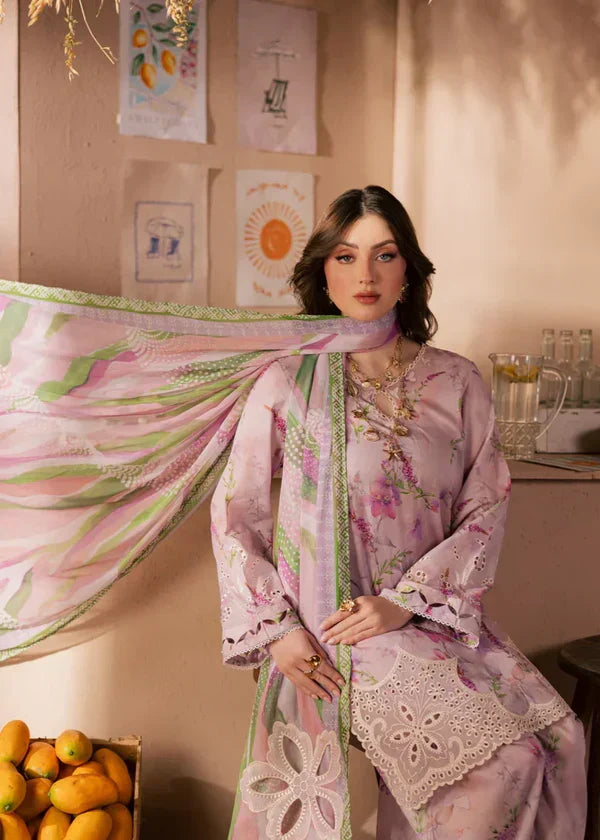 3 Piece Stitched Lawn Suit - Ready to Wear
