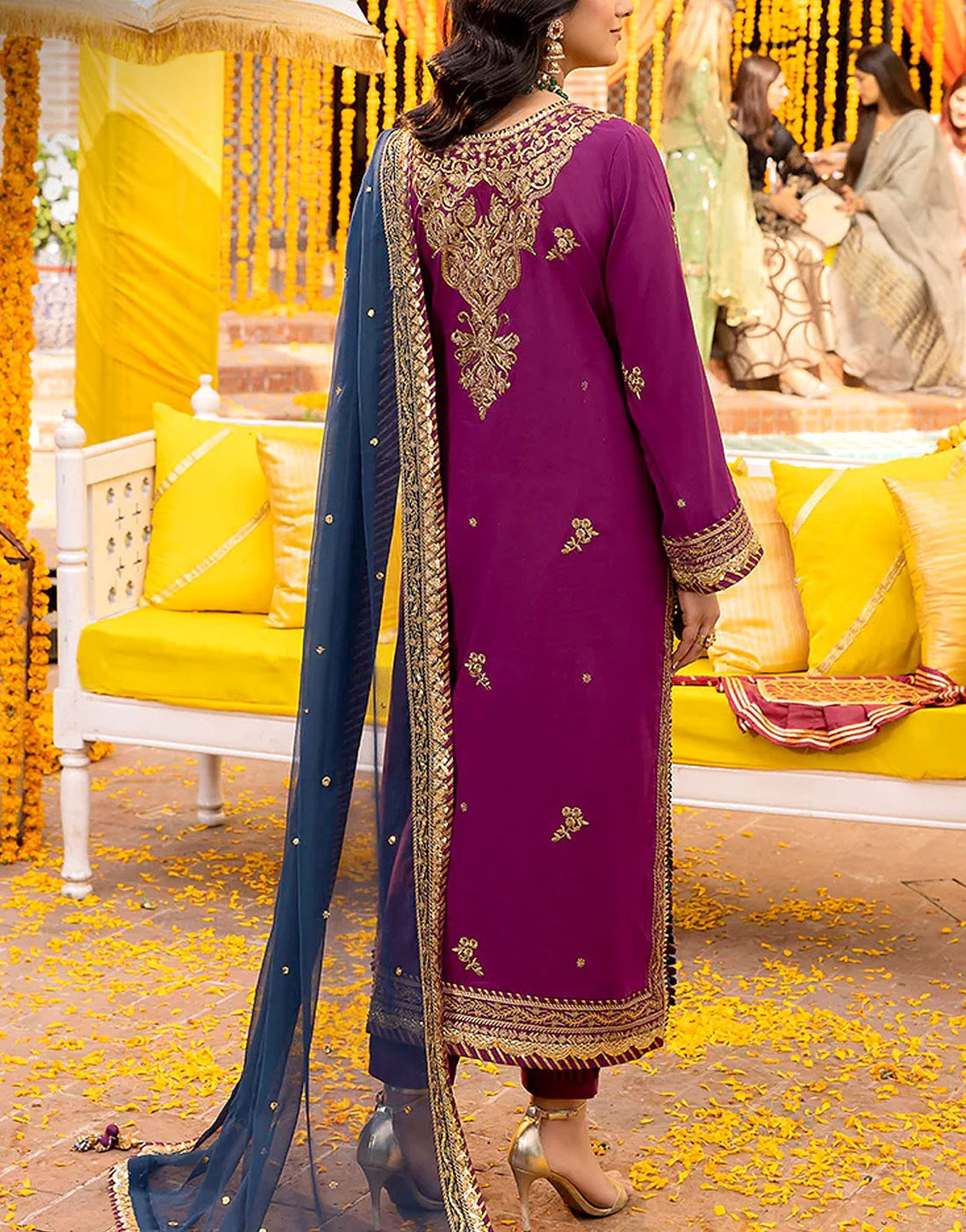 3 Piece Stitched Chiffon suit - Ready to Wear