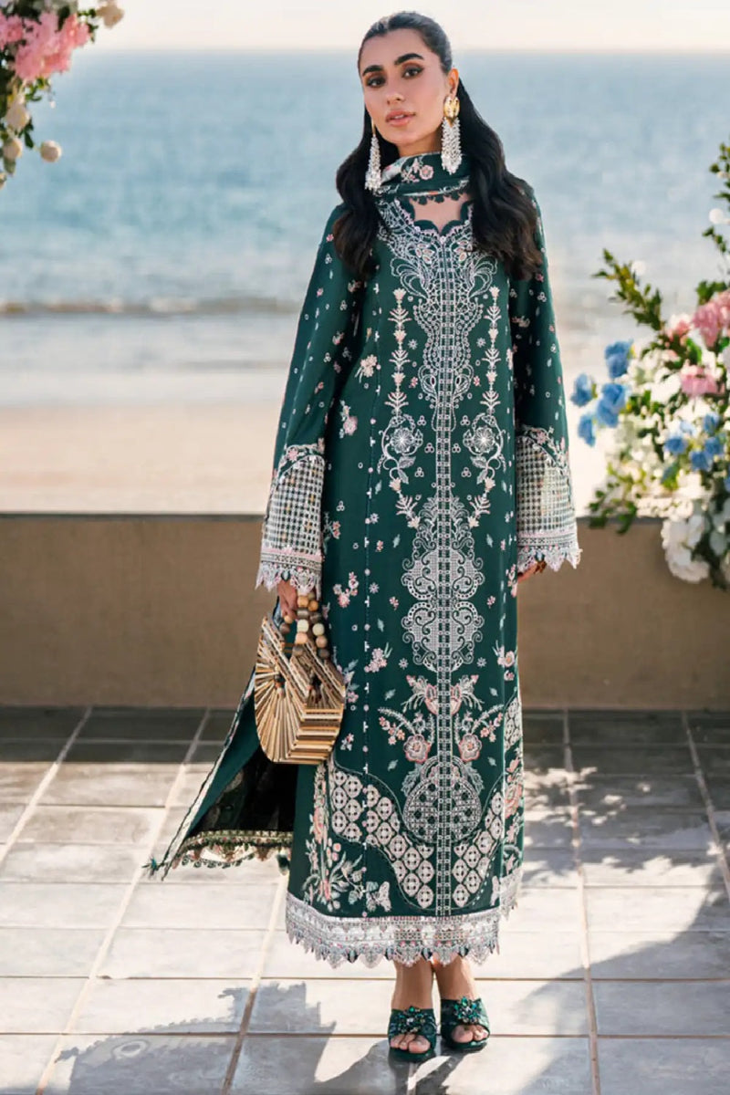 3 Piece Stitched Lawn Suit - Ready to Wear