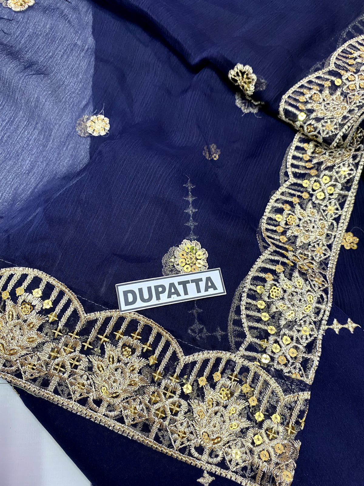 Luxury Heavy Embroidered & Sequinned 3-Piece Festive Suit