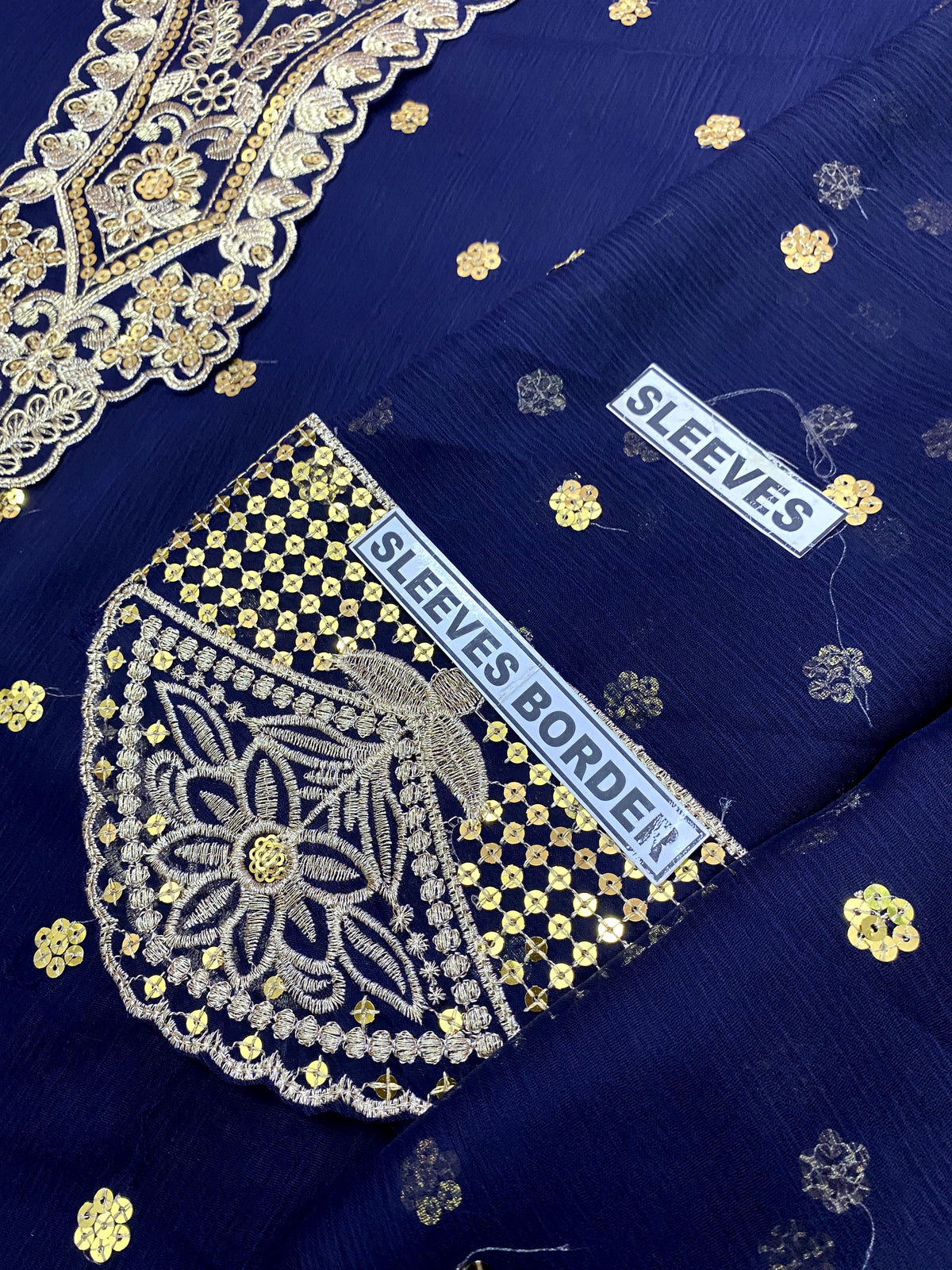 Luxury Heavy Embroidered & Sequinned 3-Piece Festive Suit