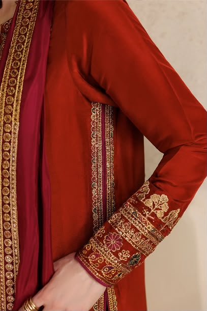 Luxury Silk Kaftan & Long Suit Ensemble | Formal & Festive Wear