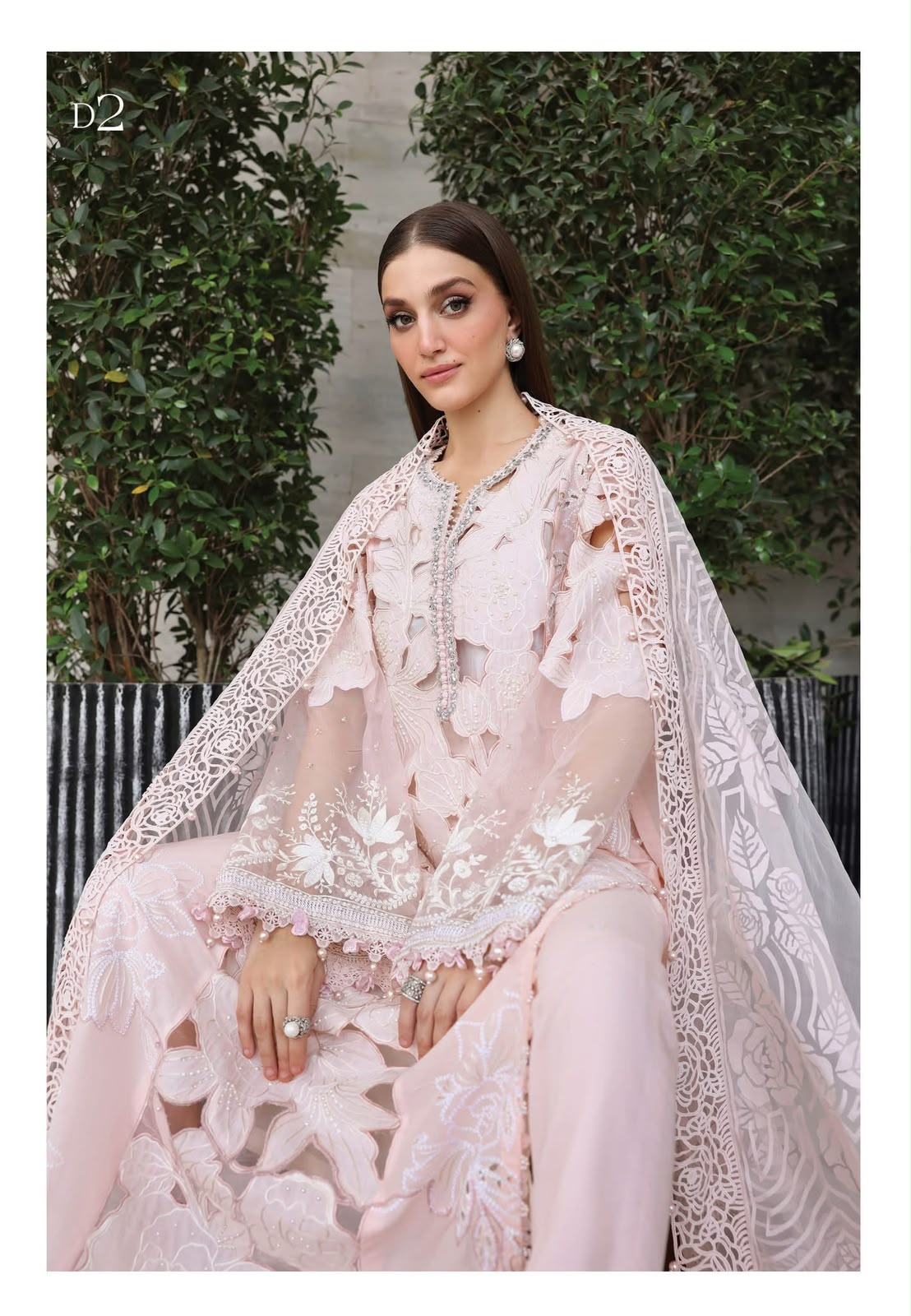 3 Piece Stitched Chikankari | Premium | Luxury Suit