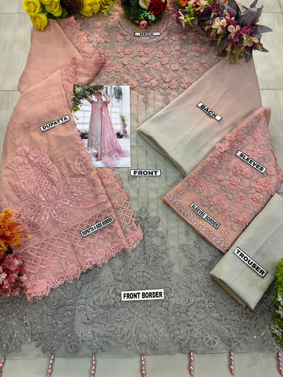 3 Piece Stitched Suit | New Arrivals | Chiffon