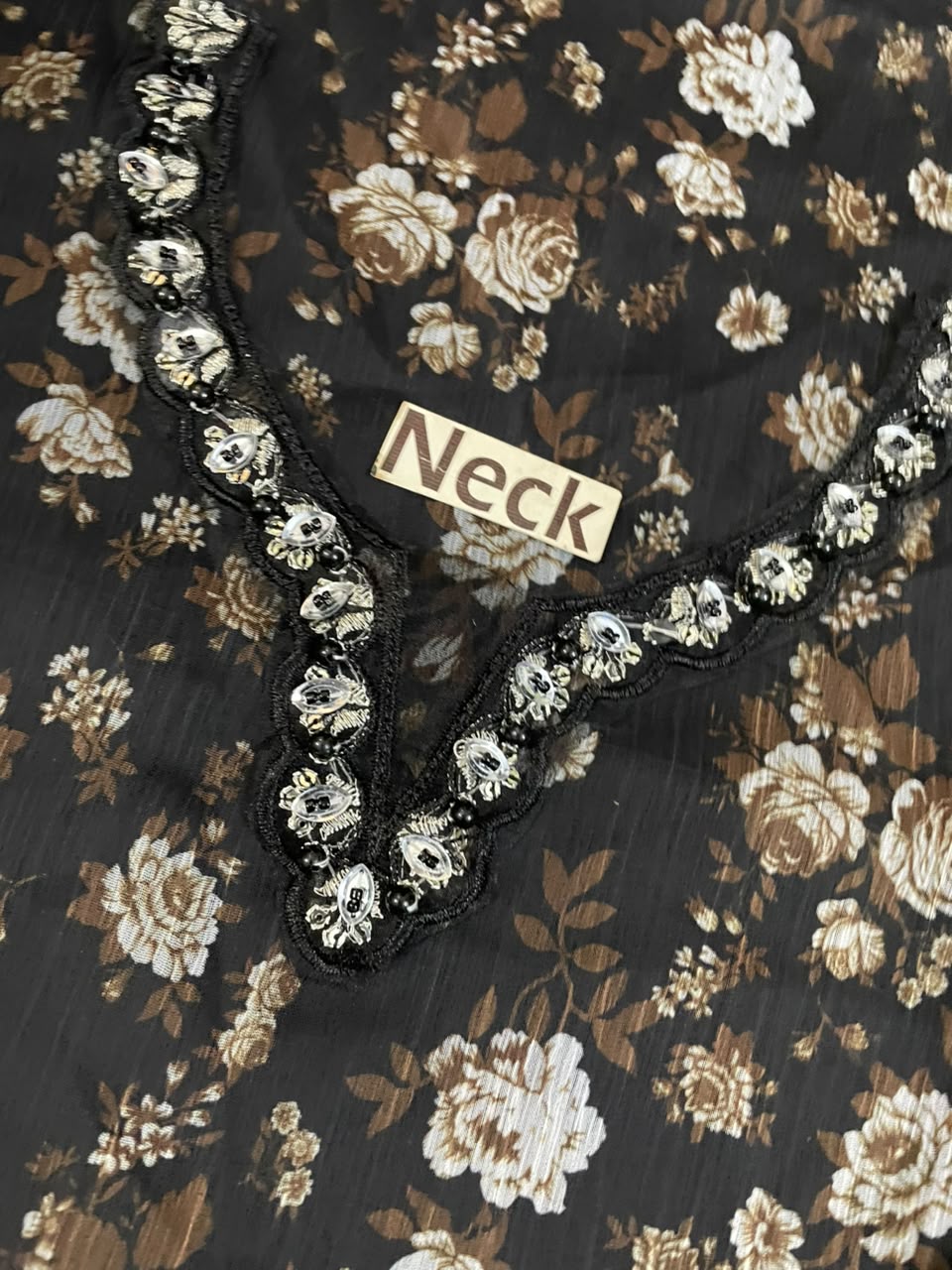 Luxury Chiffon Printed and Embroidered Suit | Elegant Formal & Festive Wear