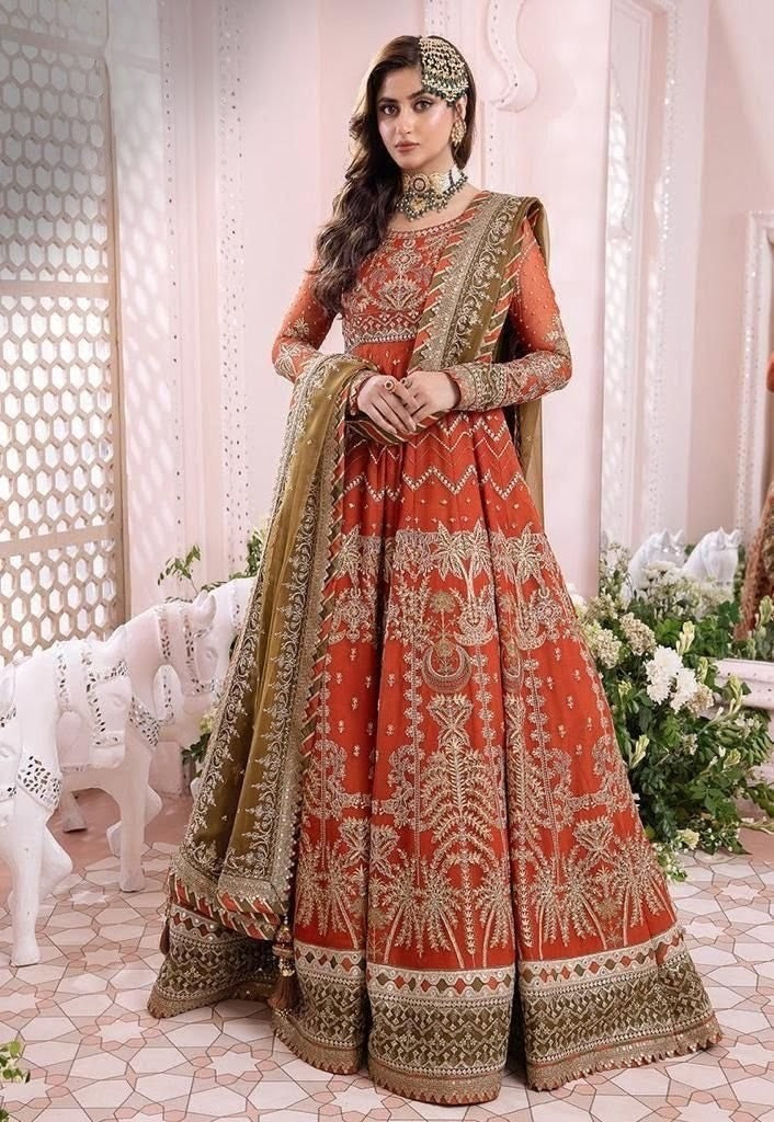 Luxury Festive Chiffon & Raw Silk 3-Piece Statement Ensemble