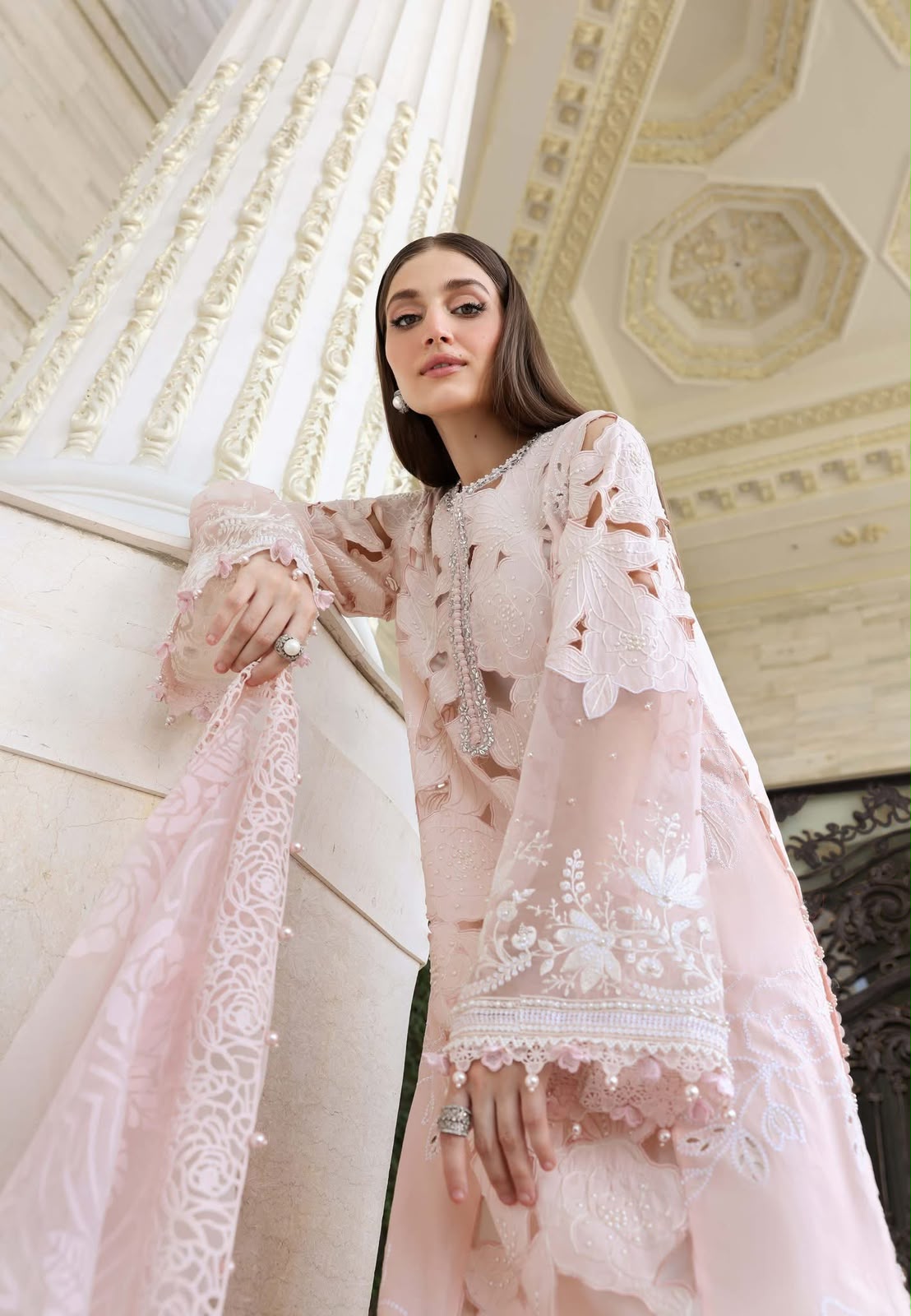 3 Piece Stitched Chikankari | Premium | Luxury Suit