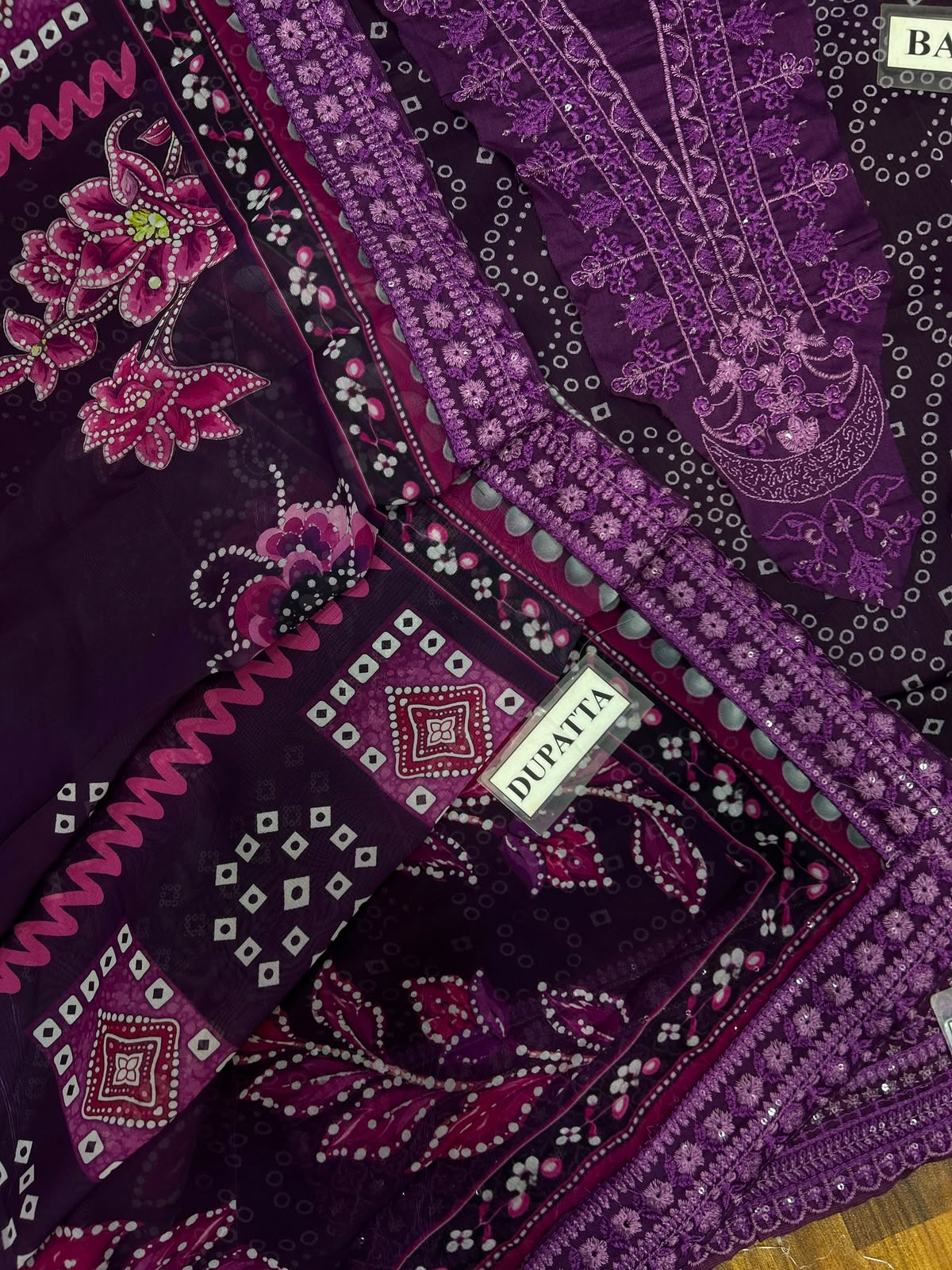 3 Piece Stitched Chiffon Suit | Luxury | Premium Fabric