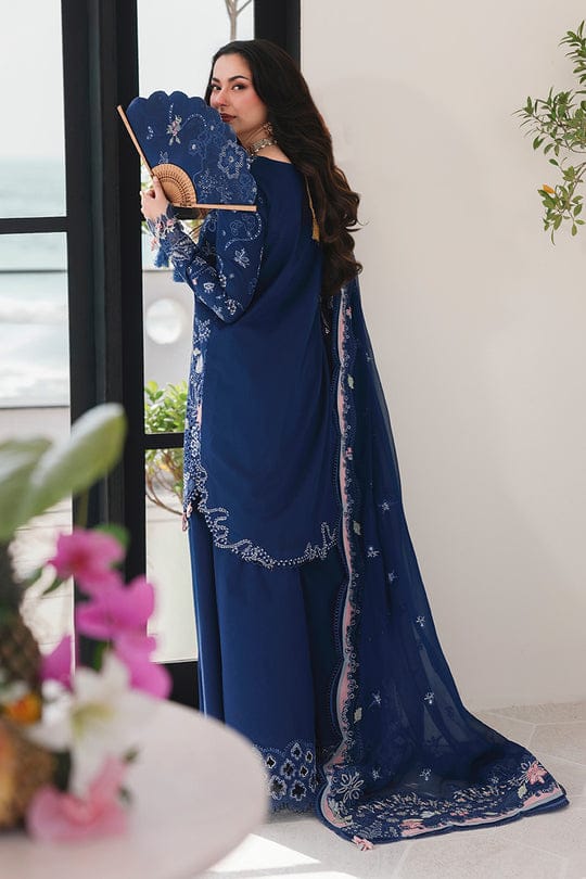 3 Piece Ready To Wear Cotton & Chiffon Suit
