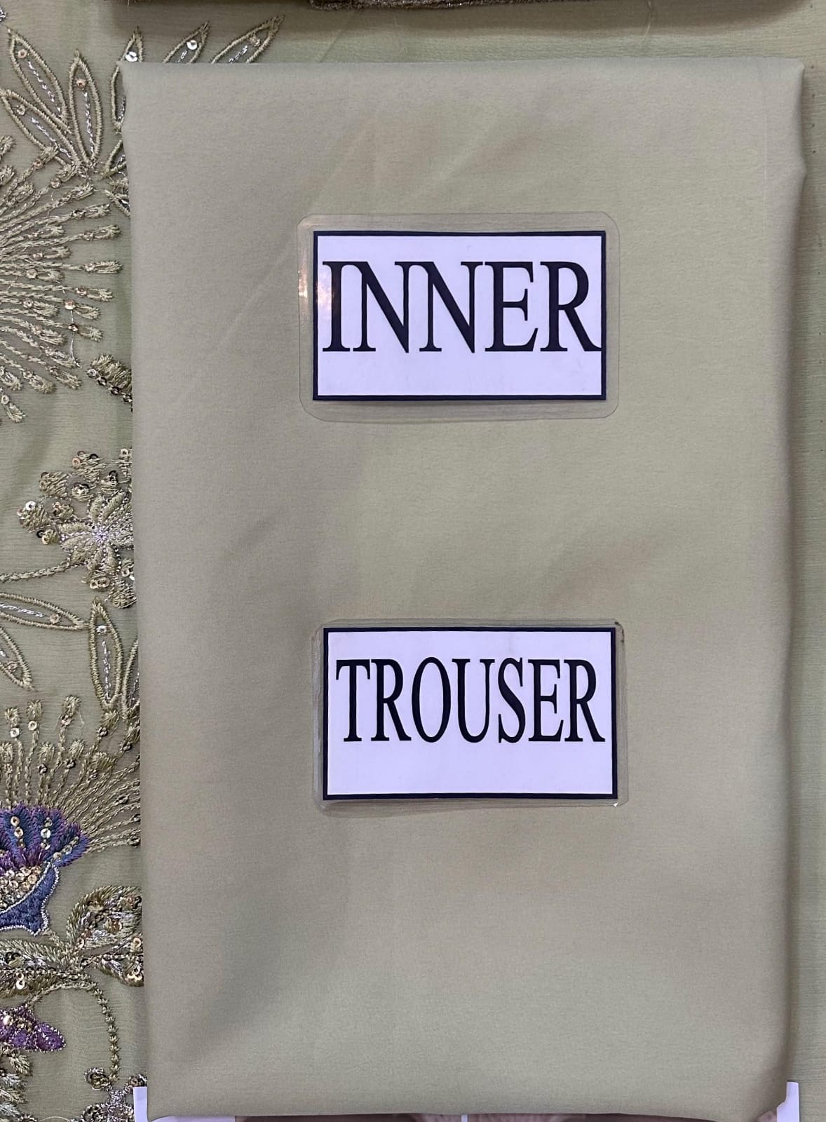 Sage Green Luxury Chiffon Embroidered Suit | Elegant Formal & Festive Wear