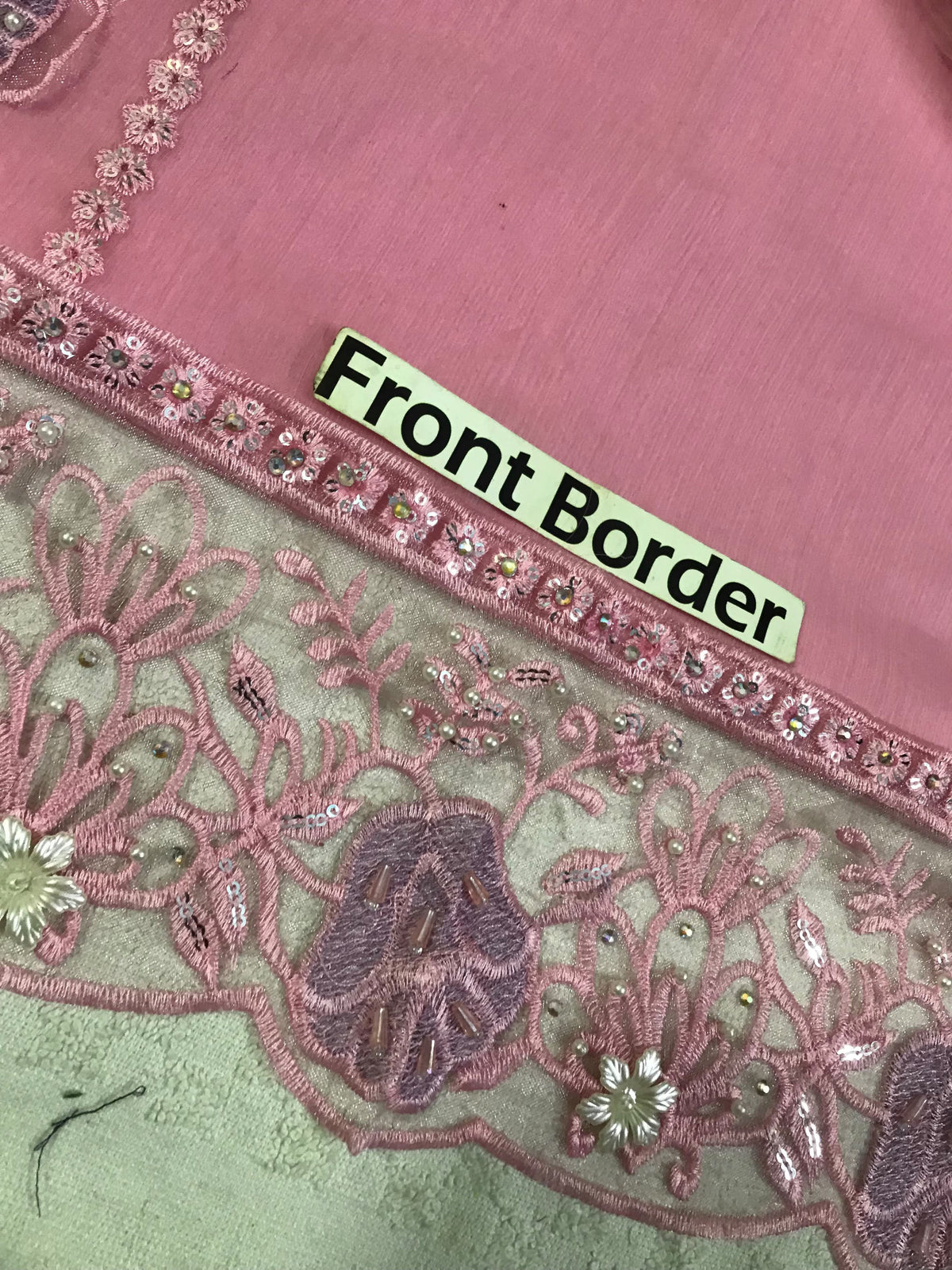 Luxury Pakistani Embroidered Chiffon Dress | Lavender 3-Piece Formal Festive Wear
