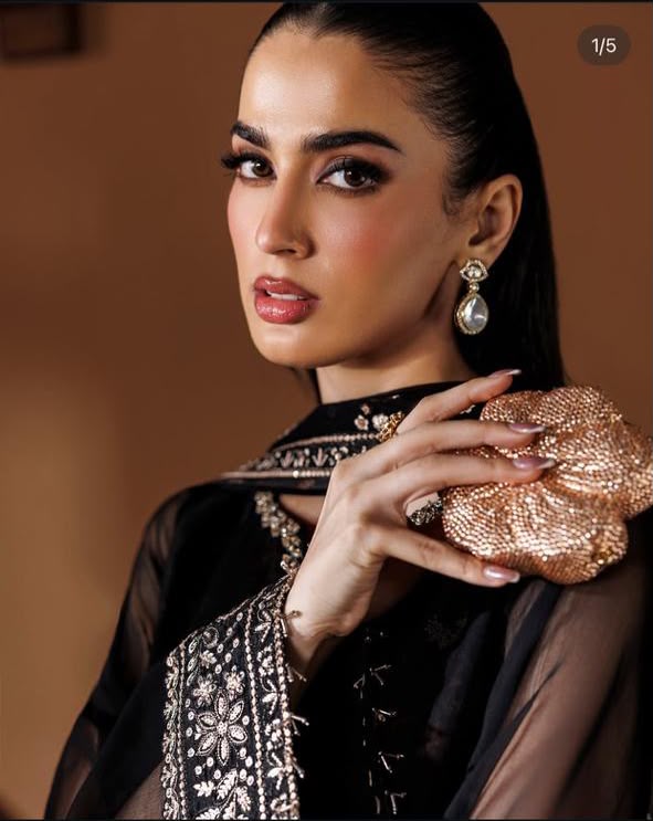 Luxury Chiffon Printed and Embroidered Suit | Elegant Formal & Festive Wear