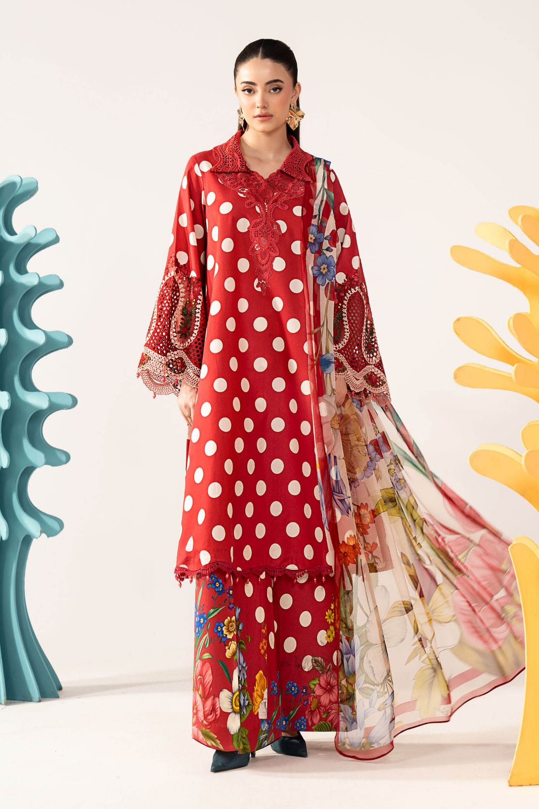 3 Piece Ready To Wear Lawn Suit