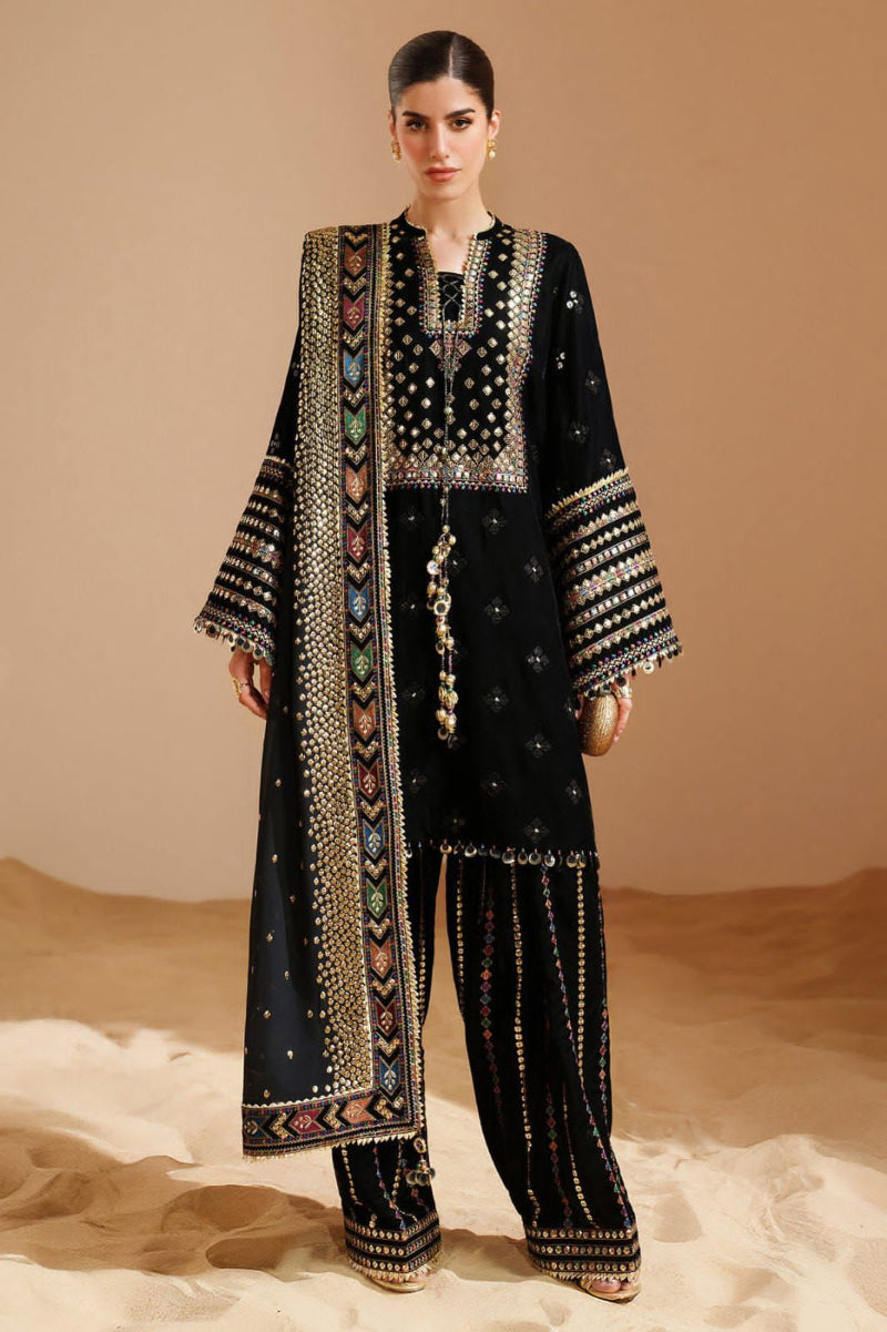 Luxury Embroidered Lawn Suit with Heavy Chiffon Dupatta – Ready to Wear
