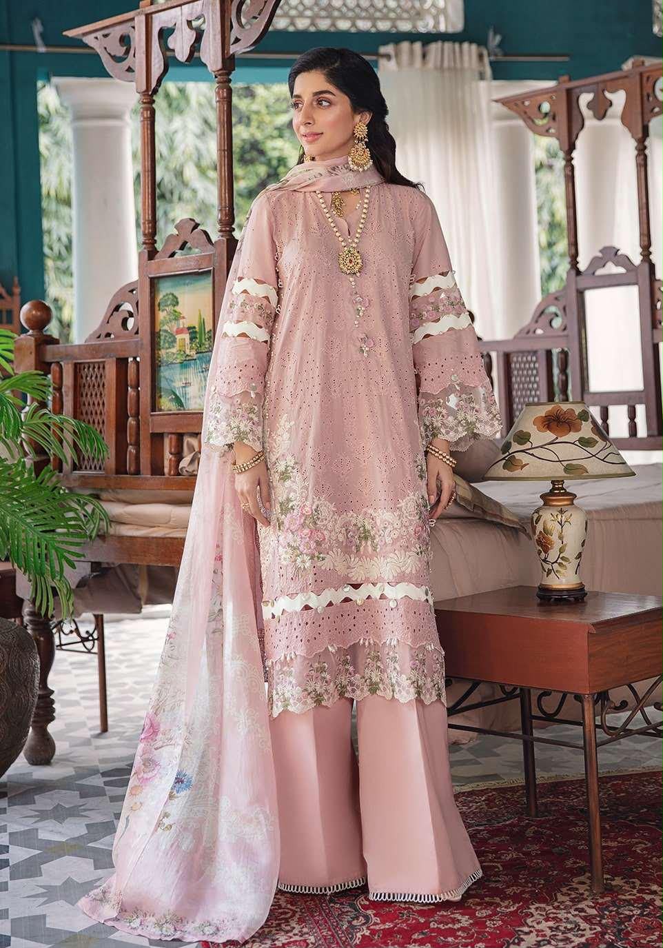 3 Piece Stitched Suit | Chikankari | Premium