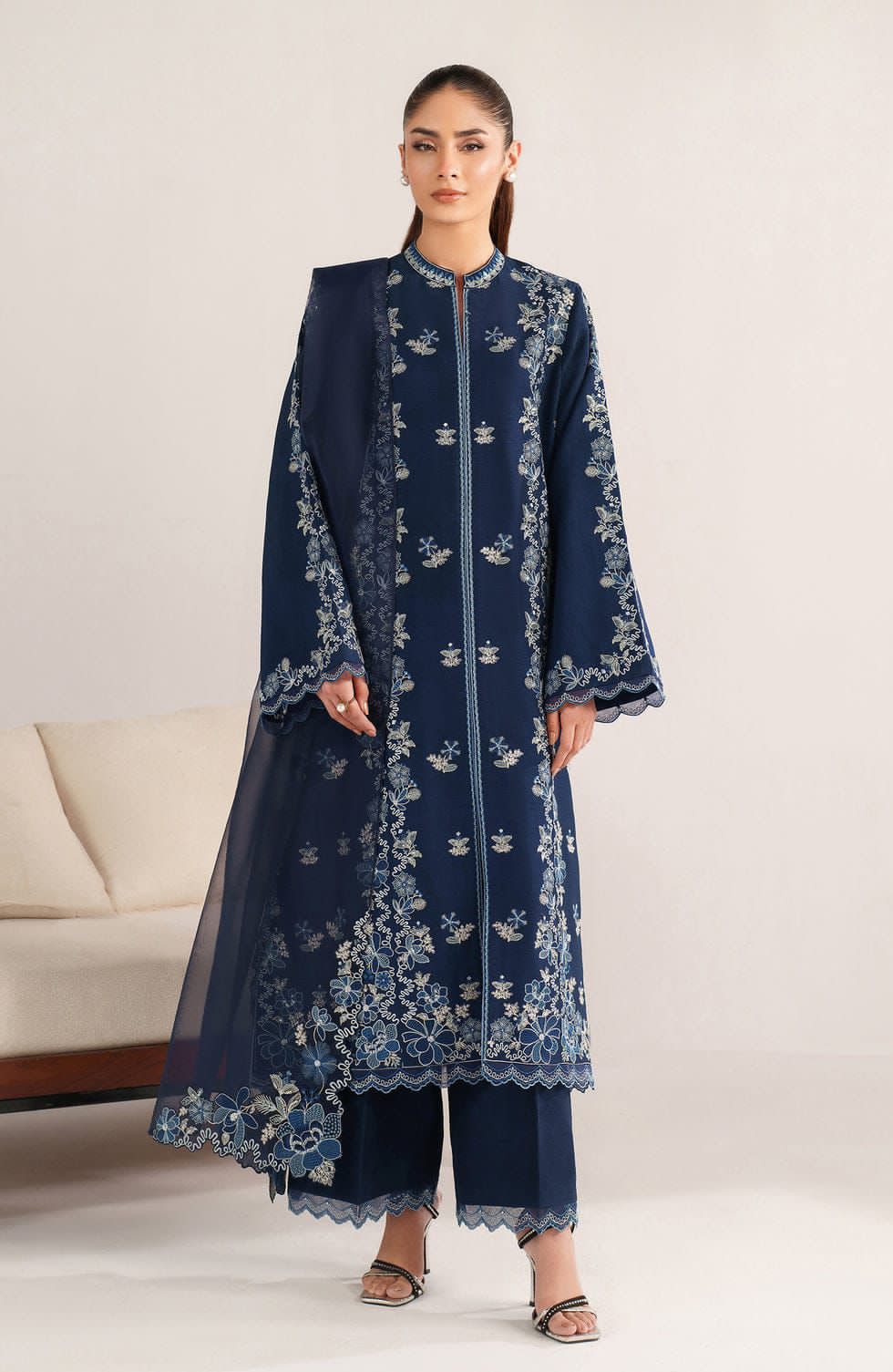 3 Piece Ready To Wear Lawn Suit