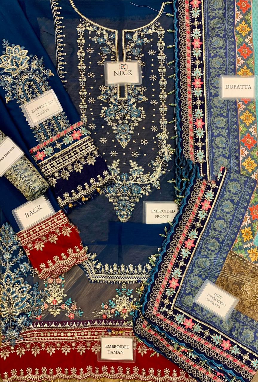 3 Piece Stitched | Ready To Wear | Chiffon