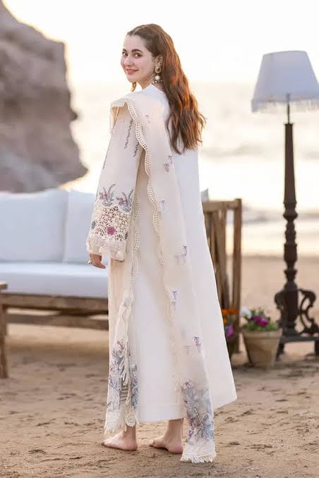Luxury Summer Formal Chic Printed & Embroidered Suit