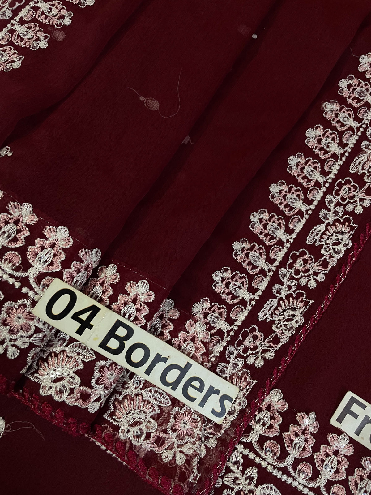 Luxury Chiffon Heavy Neck Embroidered Suit with Wide-Legged Pants & Dupatta | Formal & Festive Wear