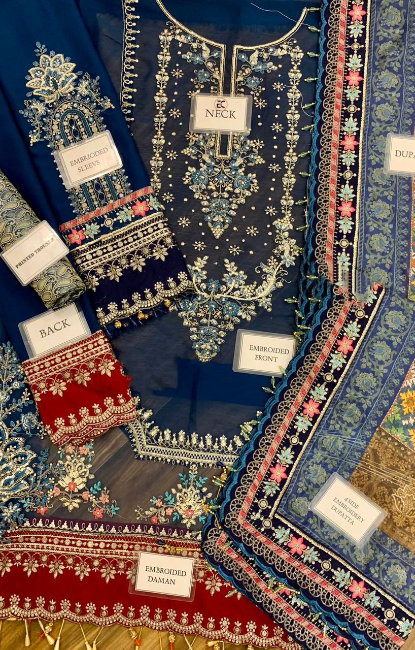 3 Piece Stitched | Ready To Wear | Chiffon
