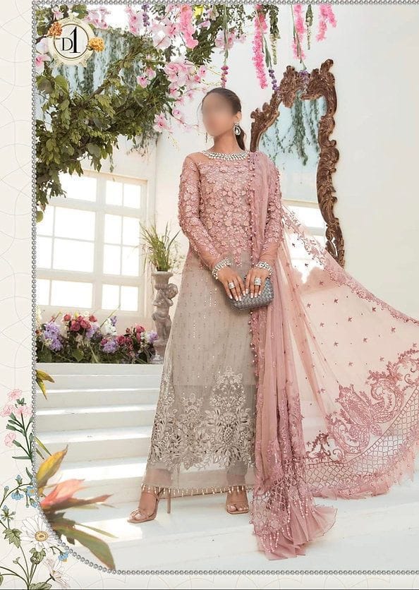 3 Piece Stitched Suit | New Arrivals | Chiffon