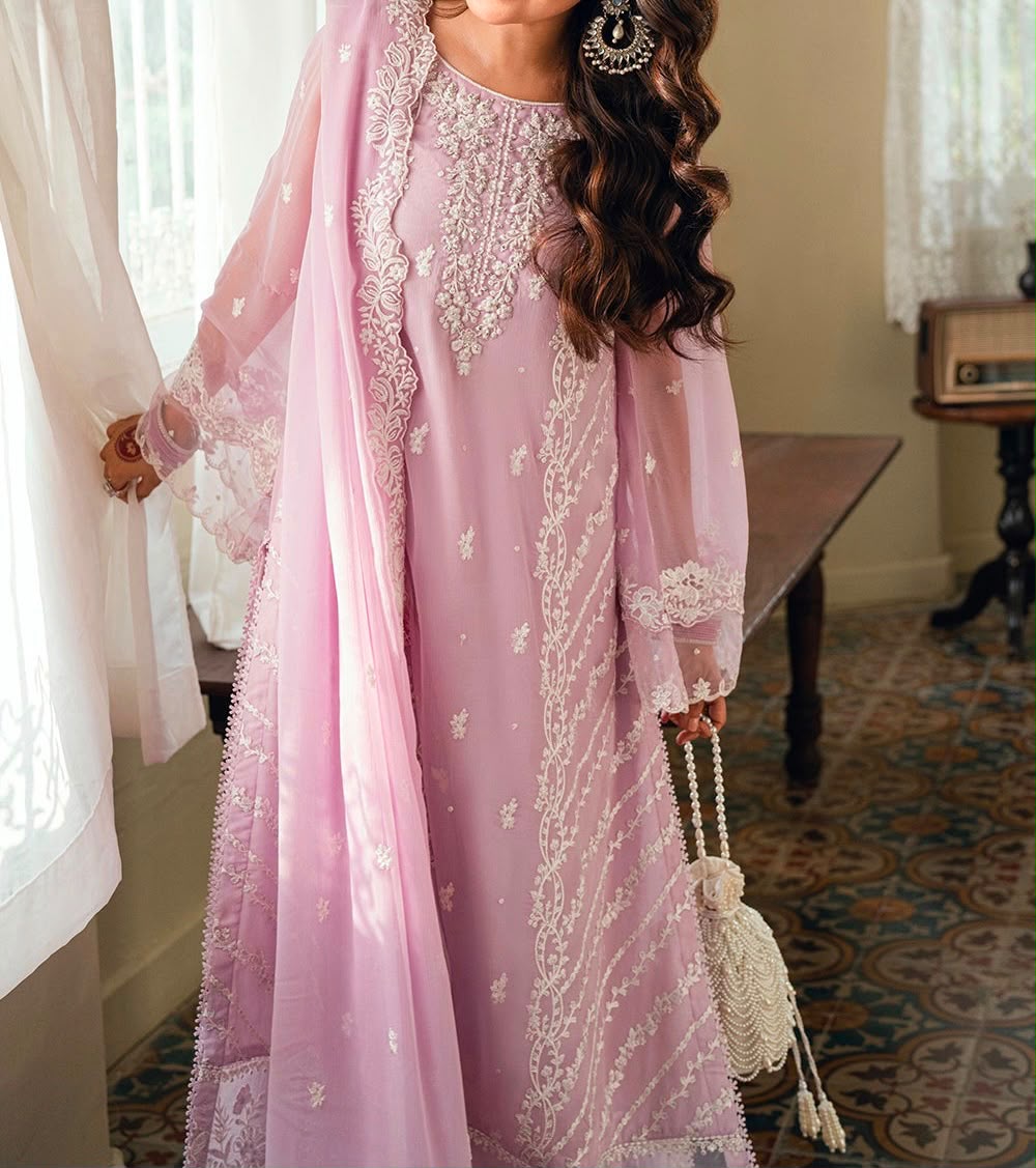 3 Piece Chiffon Suit | Stitched | Premium