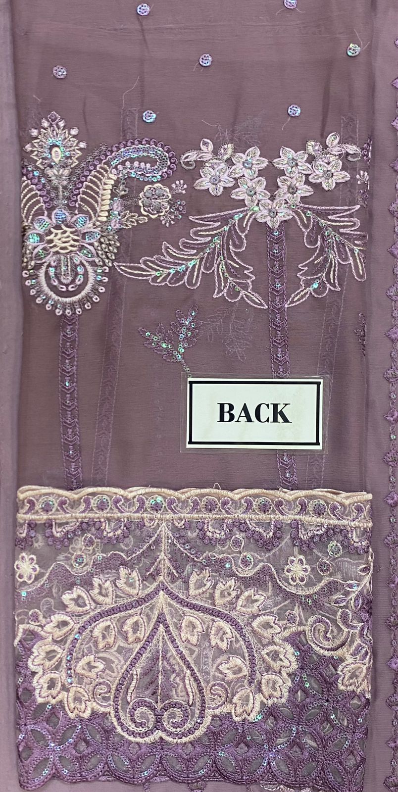 Luxury Chiffon Embroidered Suit with Gharara | Elegant Formal & Festive Wear