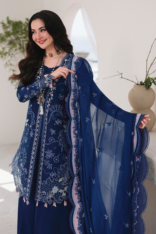 3 Piece Ready To Wear Cotton & Chiffon Suit