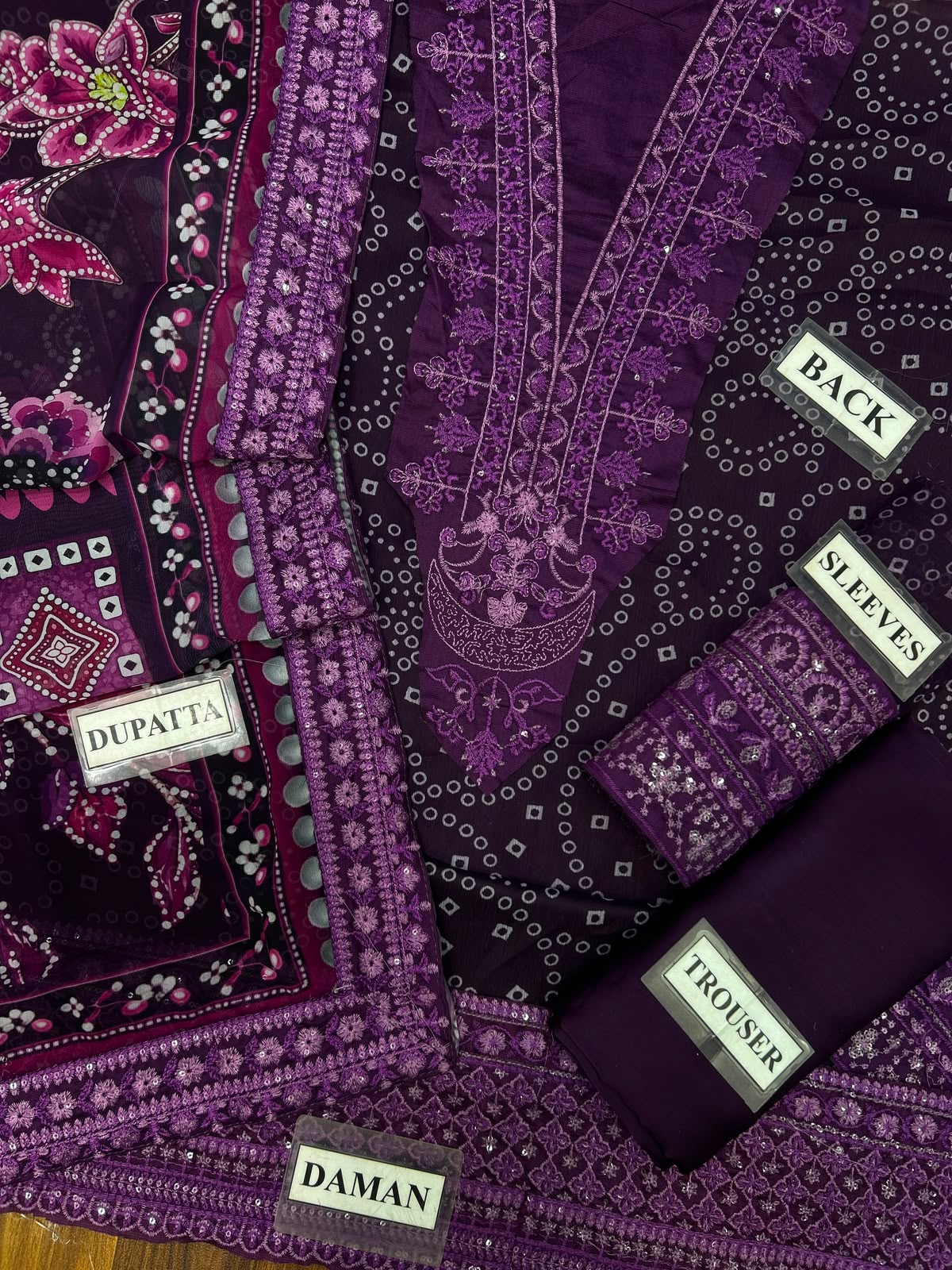 3 Piece Stitched Chiffon Suit | Luxury | Premium Fabric